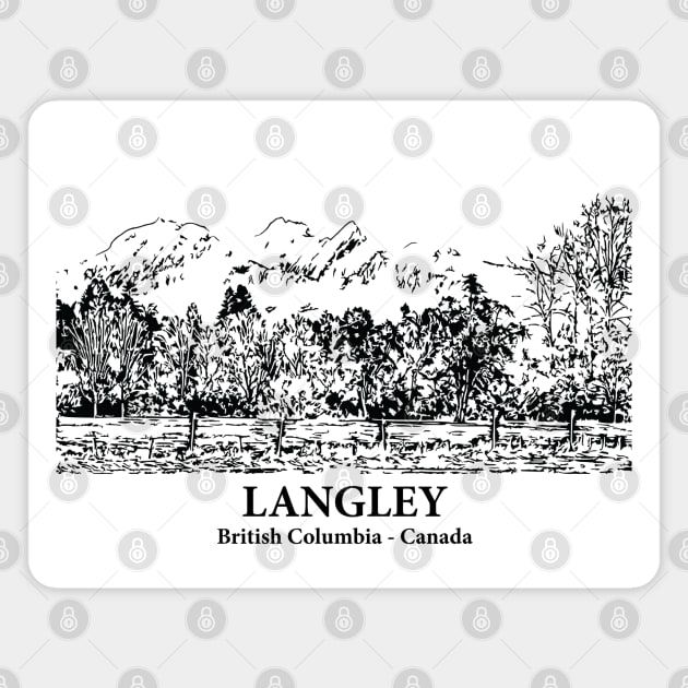 Langley - British Columbia Magnet by Lakeric